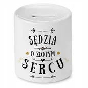 Skarbonki - Dla Sędzi Skarbonka na Urodziny na Prezent z Nadrukiem ze Zdjęciem + Opakowanie na prezent (wzór 03) - miniaturka - grafika 1