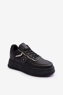 Damskie Buty Sportowe Sneakersy Big Star MM274232 Czarne-37 - Sneakersy damskie - miniaturka - grafika 1