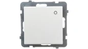 Wyłączniki światła i elektryczne - Ospel Sonata ecru łącznik światło ŁP-5R/m/27 ŁP-5R/m/27 - miniaturka - grafika 1
