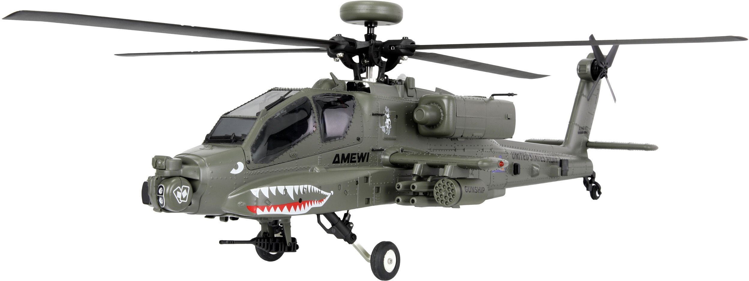Amewi Amewi Apache AH-64D zdalnie sterowany model Helikopter Silnik elektryczny 1:32