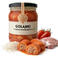 Szybkie dania obiadowe - Gołąbki w sosie pomidorowym 400g- Schronisko Bukowina - miniaturka - grafika 1