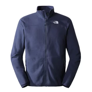 Bluzy sportowe męskie - Bluza The North Face 100 Glacier Full-Zip 0A5IHQ8K21 - granatowa - grafika 1