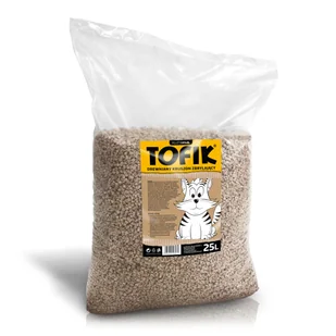 Tofik 25 L -Żwirek zbrylający dla kota, kruszon - Żwirek dla kotów - miniaturka - grafika 1