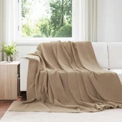 Narzuty - vidaXL Koce narzutowe 6 pcs Camel 240 x 270 cm Polar - miniaturka - grafika 1