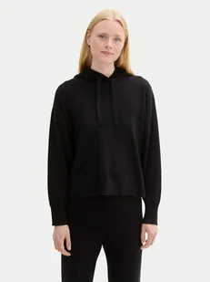 Bluza z kapturem damska Tom Tailor 1043338 M Czarna (4068127059079) - Bluzy damskie - miniaturka - grafika 1