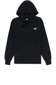 Bluzy męskie - felpa uomo dickies summerdale hoodie - dk0a4y6pblk1 black - miniaturka - grafika 1