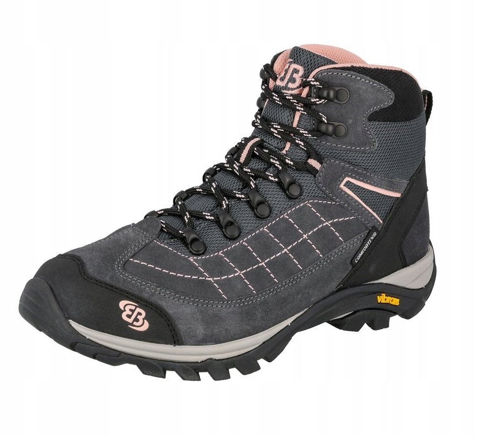 BRUTTING CZARNE MĘSKIE BUTY TREKKINGOWE ZE SKÓRY NATURALNEJ 43 J6A