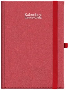 Kalendarz naucz. 2024/2025 B5 tyg Kraft czerwony - Wokół Nas - Kalendarze - miniaturka - grafika 1