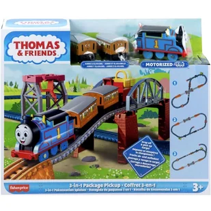 Fisher-Price Tomek i Przyjaciele - Wielka dostawa Zestaw 3w1 HGX64 - Pociągi dla dzieci - miniaturka - grafika 1