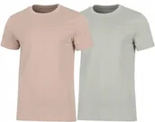 Koszulki męskie - 4F ZESTAW 2szt. 2-PAK MÄSKA KOSZULKA T-SHIRT 100% BAWEĹNA / rozm L - miniaturka - grafika 1