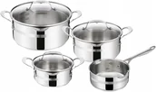 Zestawy garnków i patelni - Zestaw garnków Tefal stal nierdzewna 7 el. garnki - miniaturka - grafika 1