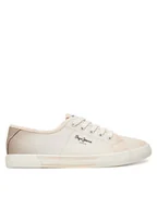 Trampki damskie - Pepe Jeans Tenisówki Brady Colors W PLS31600 Różowy - miniaturka - grafika 1