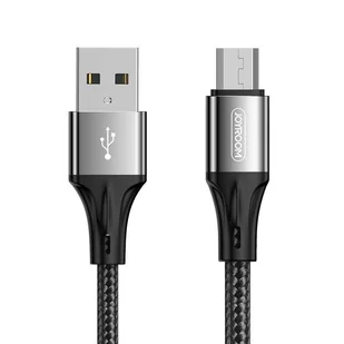 Joyroom kabel USB - micro USB 3 A 0,2 m czarny (S-0230N1) - Kable USB - miniaturka - grafika 1