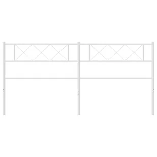 Metalowe wezgłowie, białe, 193 cm Lumarko! - Inne meble do sypialni - miniaturka - grafika 4
