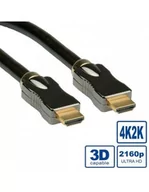 Kable - ROLINE Kabel ethernetowy HDMI Ultra HD(4k2k) M HD(4k2k)MI M 5m - miniaturka - grafika 1