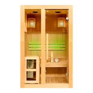Sauna fińska 2-osobowa 120x105 cm piec Harvia 3,5KW Bodo1 - Sauny - miniaturka - grafika 1