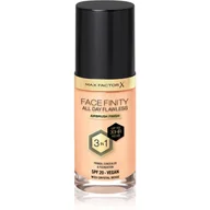 Podkłady do twarzy - MAX FACTOR Facenity All Day Flawless 3in1 Podkład Do Twarzy W33 30ml - miniaturka - grafika 1