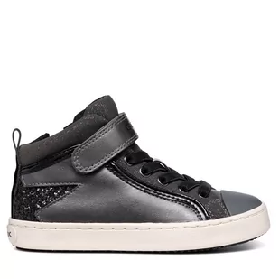 Sneakersy Geox J Kalispera Girl J944GM 0AJGN C0062 M Szary - Buty dla dziewczynek - miniaturka - grafika 1