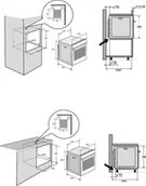 Piekarniki do zabudowy - PRODUKT ARCHIWALNY Piekarnik z pyrolizą BRANDT BOP7539BB - miniaturka - grafika 1