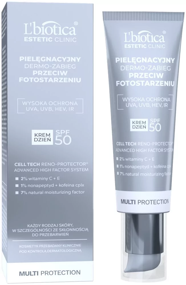 L'Biotica Estetic Clinic Multiprotection Treatment - Pielęgnacyjny dermo-zabieg SPF50 35ml