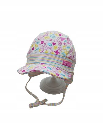 Czapka dziecięca Doll z daszkiem Uv 45
