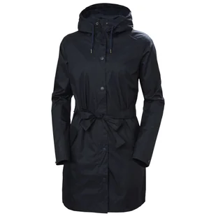 Damski płaszcz HELLY HANSEN W LYNESS II COAT 53248_598 – Granatowy - Płaszcze damskie - miniaturka - grafika 1