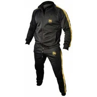 Bluzy sportowe męskie - Dres Sportowy WarHouse Small Logo Komplet Black/Gold - miniaturka - grafika 1