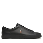 Sneakersy męskie - Sneakersy Polo Ralph Lauren Longwood 816884372002 Czarny - miniaturka - grafika 1