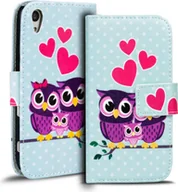 Etui i futerały do telefonów - Etui na telefon komórkowy Sony Xperia Z3 Plus Etui ochronne z motywem ze skóry PU - miniaturka - grafika 1