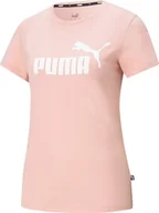 Bluzki damskie - Koszulka damska Puma ESS Logo Tee jasnoróżowa 586774 80-XS - miniaturka - grafika 1