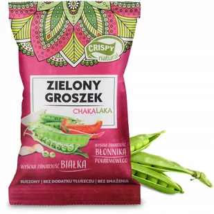 Crispy Natural Suszone Chipsy Zielony Groszek Chakalaka 25g - - Chipsy - miniaturka - grafika 1