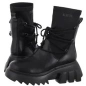 Botki damskie - Botki Czarne MM274590 (BI605-a) Big Star - miniaturka - grafika 1