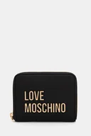 Portfele - Love Moschino portfel damski kolor czarny JC5613PP0NKD0000 - miniaturka - grafika 1