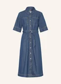 Sukienki - Tommy Hilfiger Sukienka Jeansowa blau - miniaturka - grafika 1