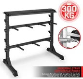 Stojaki na hantle i obciążenia - Physionics Stojak Na Hantle, Średnica 25 Mm, Nośność 300 Kg - miniaturka - grafika 1