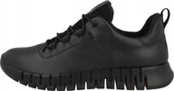 Buty trekkingowe męskie - Buty trekkingowe męskie Ecco Ecco Gruuv M Lea GTX 525224-01001 Czarne 44 - miniaturka - grafika 1