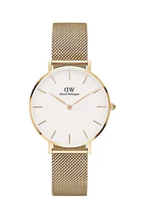 Zegarki damskie - Daniel Wellington zegarek Petite 32 Evergold damski kolor złoty - grafika 1