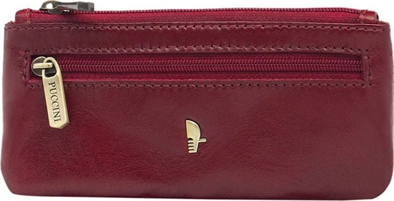 Puccini Etui na klucze skórzane PUCCINI MU309 3 Czerwone uniwersalny