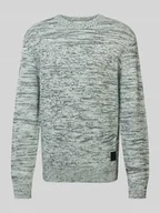 Koszulki męskie - Sweter z dzianiny o kroju regular fit z czystej bawełny - miniaturka - grafika 1