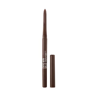 3ina 3INA Makeup  wegański  Cruelty Free  The 24h Automatic Eyebrow Pencil 579  kredka do brwi  Longwear  naturalne wykończenie  wodoodporny  w zestawie pędzel do brwi  ciemnobrązowy - Akcesoria i kosmetyki do stylizacji brwi - miniaturka - grafika 1