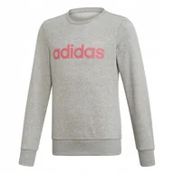 Bluzy dla dziewczynek - Bluza dziecięca adidas Linear EH6156 170 - miniaturka - grafika 1