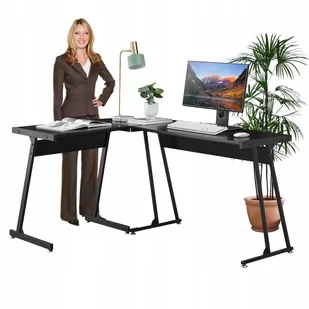 Biurko Narożne Pod Komputer Laptop Biuro Gabinet - Biurka Biurko Narożne Pod Komputer Laptop Biuro Gabinet - Biurka - miniaturka - grafika 1