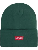 Czapki dla dzieci - Levi's Kids Czapka beanie w kolorze ciemnozielonym - miniaturka - grafika 1
