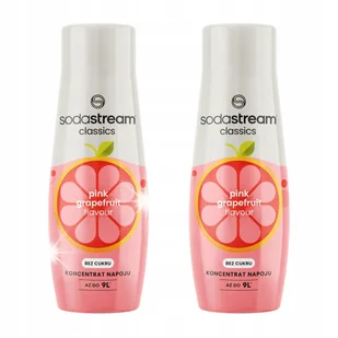 Zestaw Syropów do saturatora SODASTREAM Różowy Grejpfrut Bez cukru 2x440ml - Syropy i koncentraty owocowe - miniaturka - grafika 1