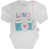 Body dla niemowląt - BODY NIEMOWLĘCE DŁUGI RĘKAW RĘKAWEK ROZM. 62 Pampicio - miniaturka - grafika 1