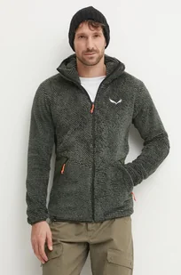 Salewa bluza sportowa Tognazza kolor zielony z kapturem wzorzysta 00.0000027918 - Bluzy męskie - miniaturka - grafika 1