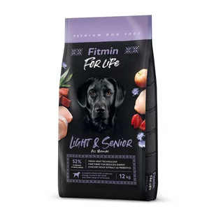 FITMIN For Life Light & Senior 12kg + niespodzianka dla psa GRATIS! - Sucha karma dla psów - miniaturka - grafika 2