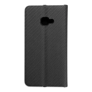 Forcell Kabura LUNA Book Carbon do SAMSUNG Galaxy Xcover 4 czarny - Etui i futerały do telefonów - miniaturka - grafika 1