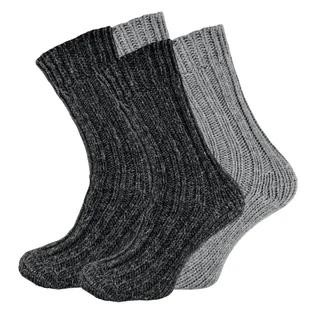 Damskie Skarpety wełniane 2 pary 35/38 z Wełną z alpaki Grube Oddychające CIEPŁE - Skarpetki męskie Damskie Skarpety wełniane 2 pary 35/38 z Wełną z alpaki Grube Oddychające CIEPŁE - Skarpetki męskie - miniaturka - grafika 1