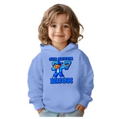 Bluzy dla dziewczynek - BLUZA DZIECIĘCA Z KAPTUREM 67 SIX SEVEN BRUH 110-116 DLA DZIECKA PREZENT - miniaturka - grafika 1